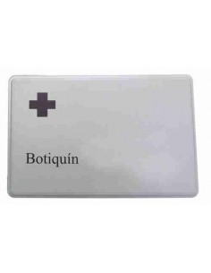Botiquín portable plástico gris