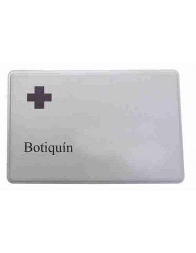 Botiquín portable plástico gris
