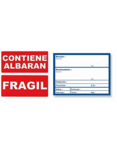 Etiquetas de envío