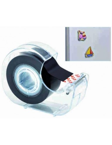 Cinta adhesiva magnética con dispensador