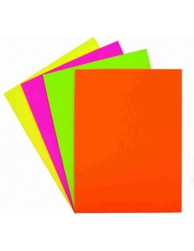 Papel colores flúor 500 hojas