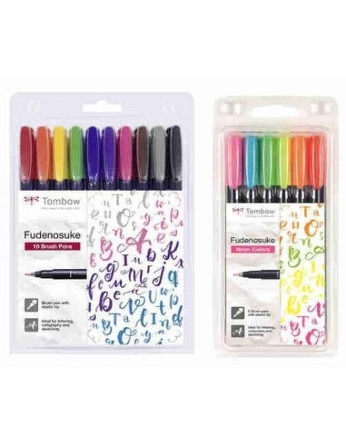 Rotulador caligrafía Fudenosuke colores