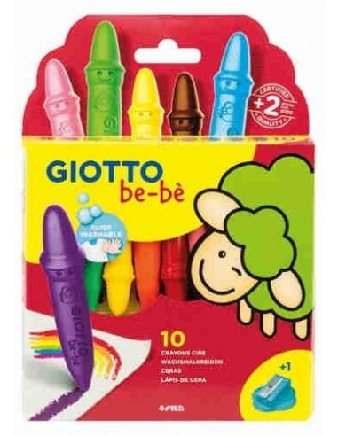 Súper ceras Giotto be-bé 10 uds.