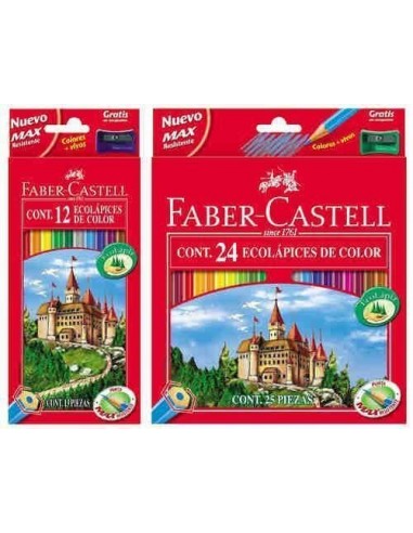 Ecolápices de colores Castillo