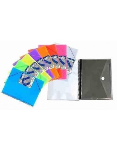 Carpeta de fundas espiral maxiplas translúcidas