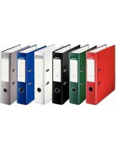 Archivador de plástico forrado interior papel