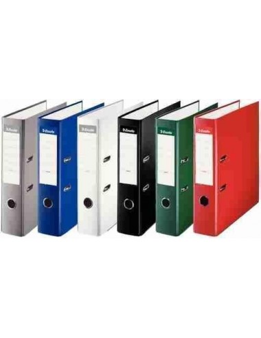 Archivador de plástico forrado interior papel