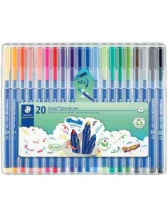 Rotuladores Triplus Color 323 estuche de 20 unidades