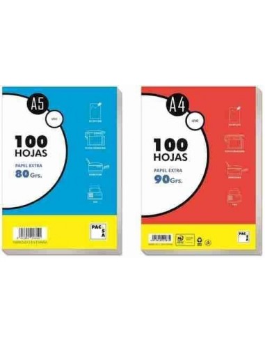 Paquete papel retractilado 100 hojas