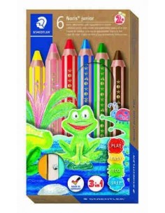 Lápices extra gruesos Noris Buddy 3 en 1