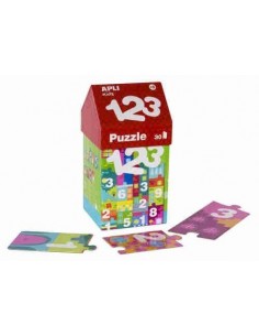 Puzle casita 123