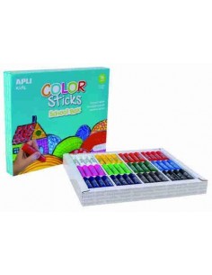 Témpera sólida School box Color Sticks