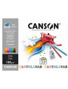 Minipack cartulina Iris A4+ 185 g 10 hojas