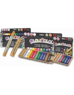 Témpera sólida Playcolor Metallic 10 gramos
