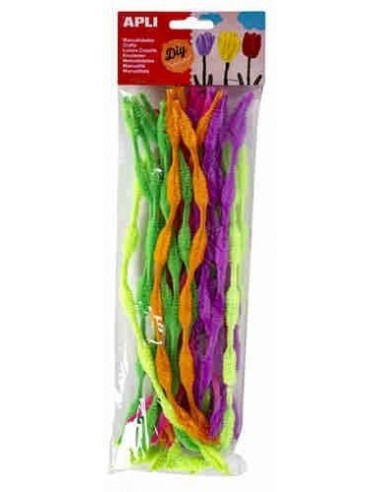 Limpiapipas brillantes colores surtidos 50 uds.