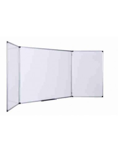 Pizarra tríptica blanca