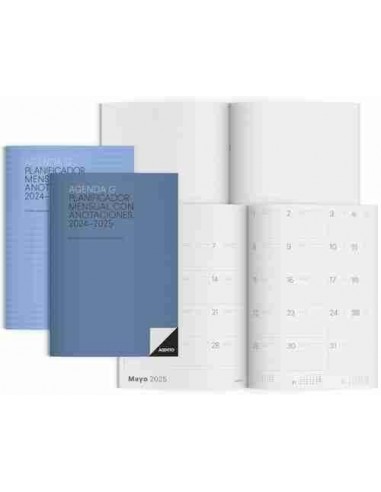 Agenda G para profesorado de planificación mensual