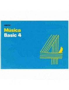 Cuaderno de música Basic 4 pentagramas 10 hojas