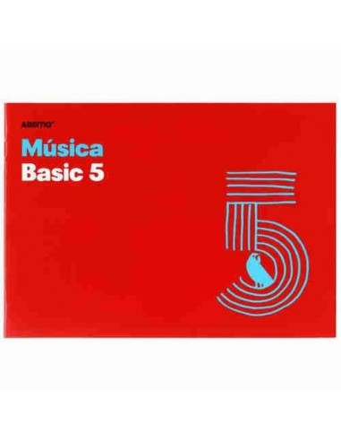 Cuaderno de música Basic 5 pentagramas 10 hojas