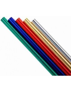 Papel aluminio rollo trepado 50 x 65 cm 25 hojas