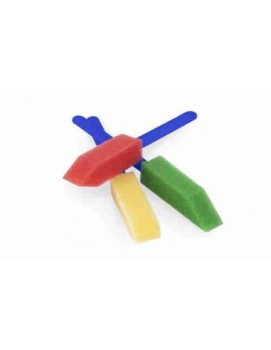Pinceles pequeños espuma