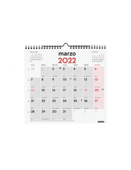Calendario de pared Para escribir 26,5x24,5  Catalán 2022