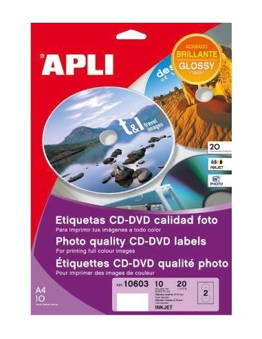 Etiquetas CD/DVD