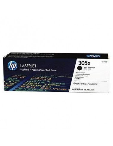 HP Laserjet 305X, Toner Negro M351A /M375NW/M451 Pack 2