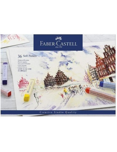 Tizas pastel 36 unidades Faber Castell